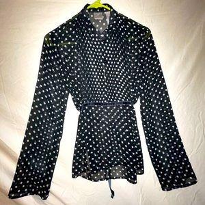 Emma James blouse polkadot, empire waist stunning